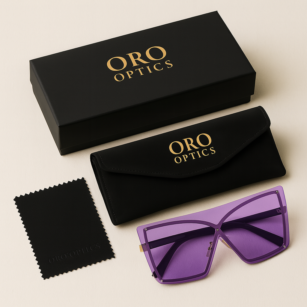 Fashion Oversized Sunglasses Women   Rimless Square Sun