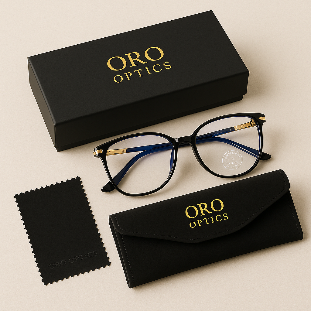 Timber Black Blue-Light Blockers – Oro Optics